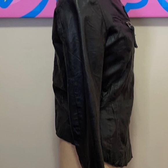 Kate Moss Leather Coat Jacket. - Picture 6 of 11